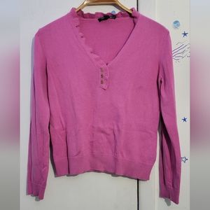 Women Lauren-Ralph Lauren Sweater Size Small Color Purple pinkish